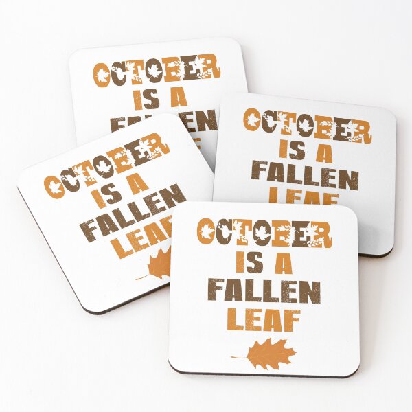 Item preview, October Is A Fallen Leaf, Happy Fall Yall designed and sold by SportyDogShop.
