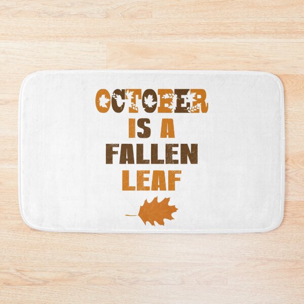 Item preview, October Is A Fallen Leaf, Happy Fall Yall designed and sold by SportyDogShop.