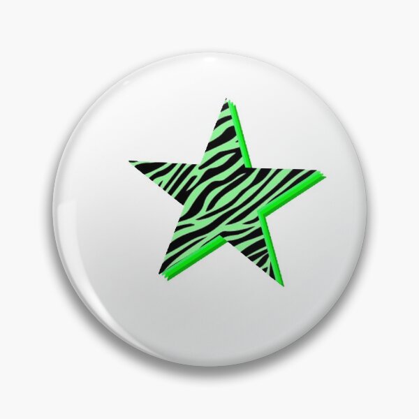 Item preview, Green Zebra Star designed and sold by mtayzart.
