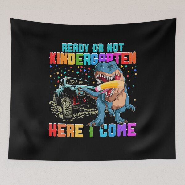 Item preview, Ready Or Not Kindergarten Here I Come Monster Truck Dinosaur Pencil designed and sold by FucaGirl.