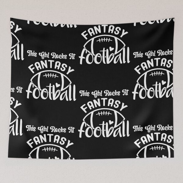 Aperçu de l'œuvre Cette fille rocks Fantasy Football, Fantasy Football Legend créée et vendue par SportyDogShop.