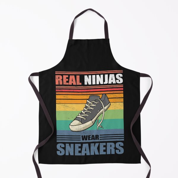 Item preview, Vintage Sneaker Real Ninjas Sneaking Funny Sneaker Quote designed and sold by TheAplus.