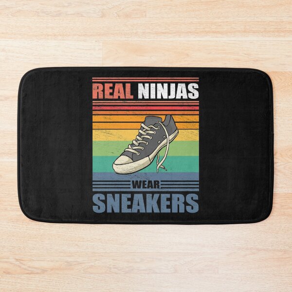 Item preview, Vintage Sneaker Real Ninjas Sneaking Funny Sneaker Quote designed and sold by TheAplus.