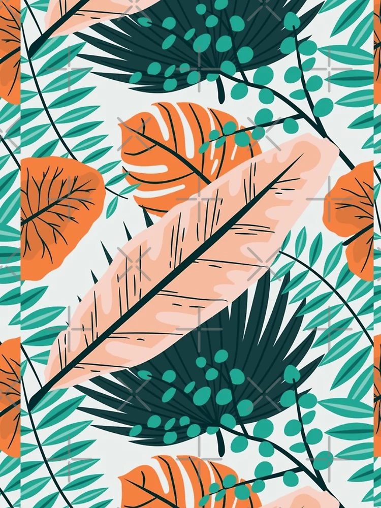 Thumbnail 4 of 4, iPhone Case, Colorful Leaf Pattern designed and sold by Cute Bunny.