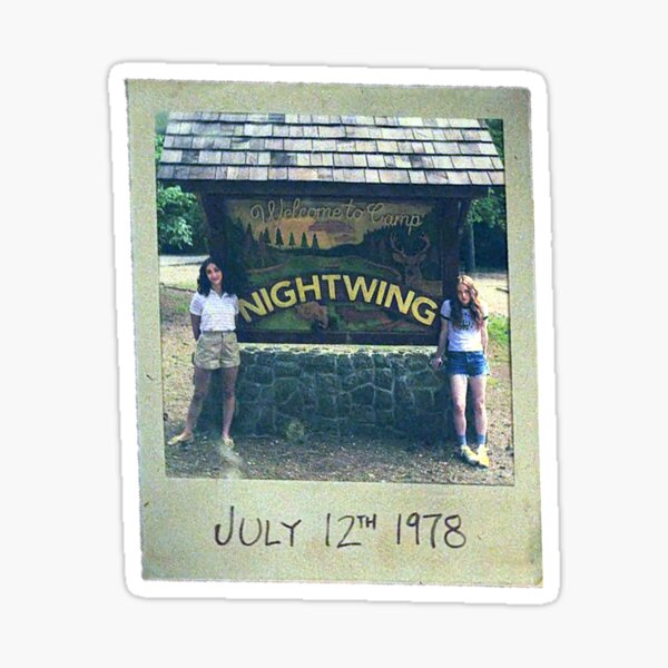 Fear street 1978 Berman sisters polaroid Sticker