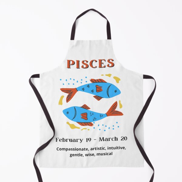 Item preview, Pisces Star Sign with Dates and Traits designed and sold by TeeChest.