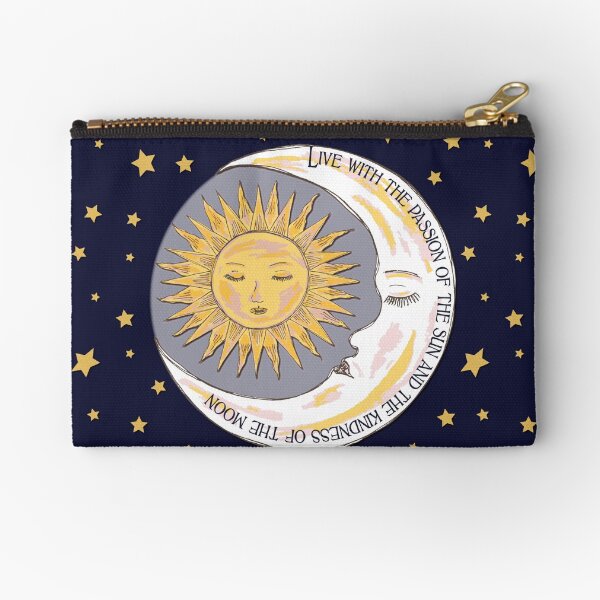 Sun, Moon and Stars Zipper Pouch