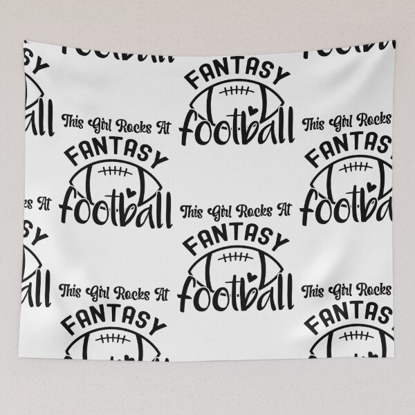 Aperçu de l'œuvre Cette fille rocks Fantasy Football, Fantasy Football Legend créée et vendue par SportyDogShop.