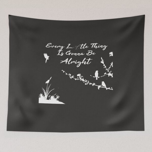 Item preview,  Every Little Thing Is Gonna Be Alright / Three Birds Singing, 3 LITTLE BIRDS, Quotes Saying  designed and sold by Yassineenns.