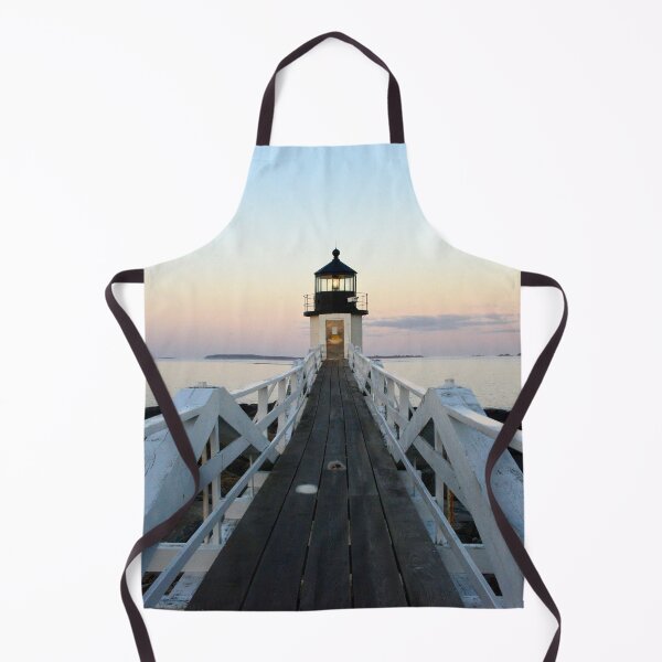 Item preview, Maine's Marshall Point Lighthouse at Sunrise designed and sold by WanderedSoul.