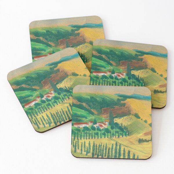 Item preview, Italian Tuscany summer landscape  designed and sold by DaryaGeft.