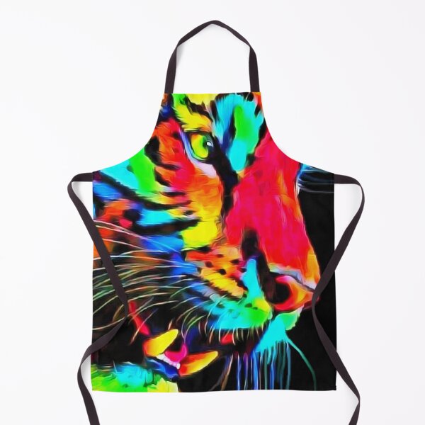 Item preview, colorful tiger art painting designed and sold by MXanwar.