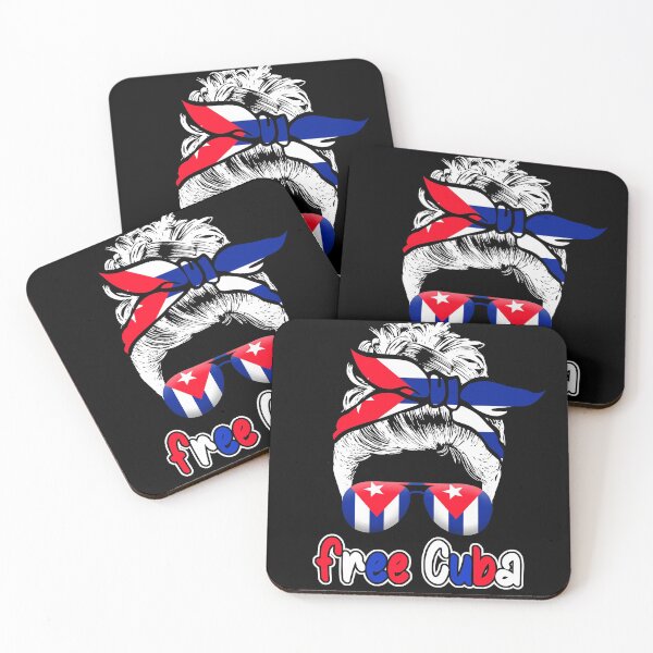 Item preview, Messy Hair Woman Bun Free Cuba Flag Sos Cuban designed and sold by FucaGirl.