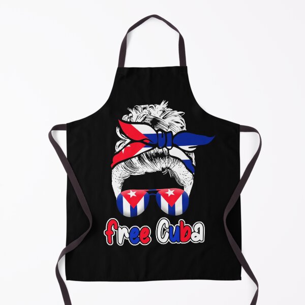 Item preview, Messy Hair Woman Bun Free Cuba Flag Sos Cuban designed and sold by FucaGirl.