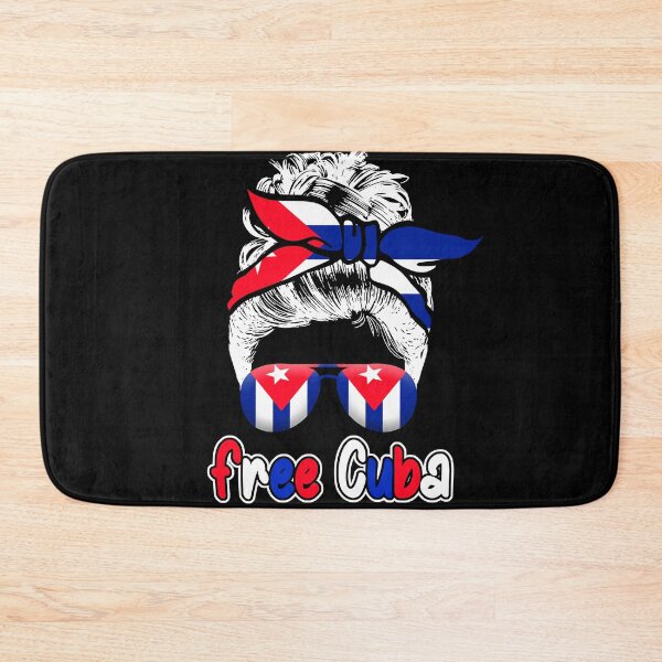 Item preview, Messy Hair Woman Bun Free Cuba Flag Sos Cuban designed and sold by FucaGirl.
