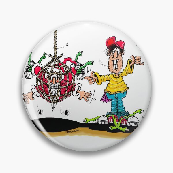 Item preview, Santa Caught in the Net Trap! designed and sold by bobtheartman.