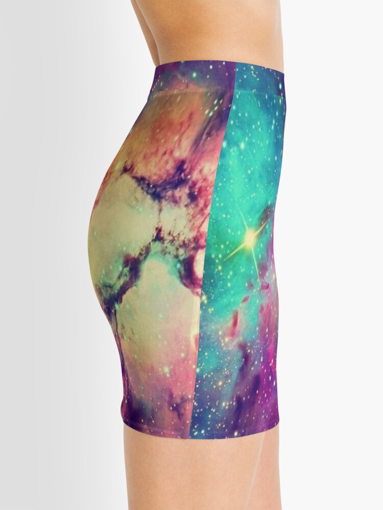 Discover BrIght Colorful Galaxy Mini Skirt