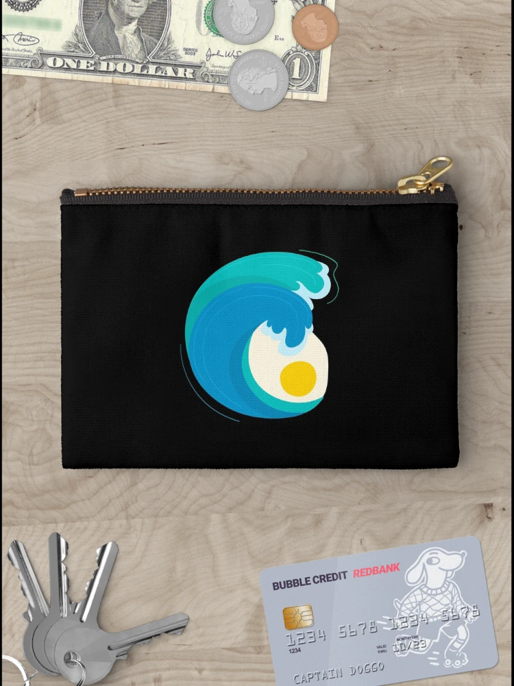 Thumbnail 3 of 4, Zipper Pouch, Wave designed and sold by Superhero Gear.