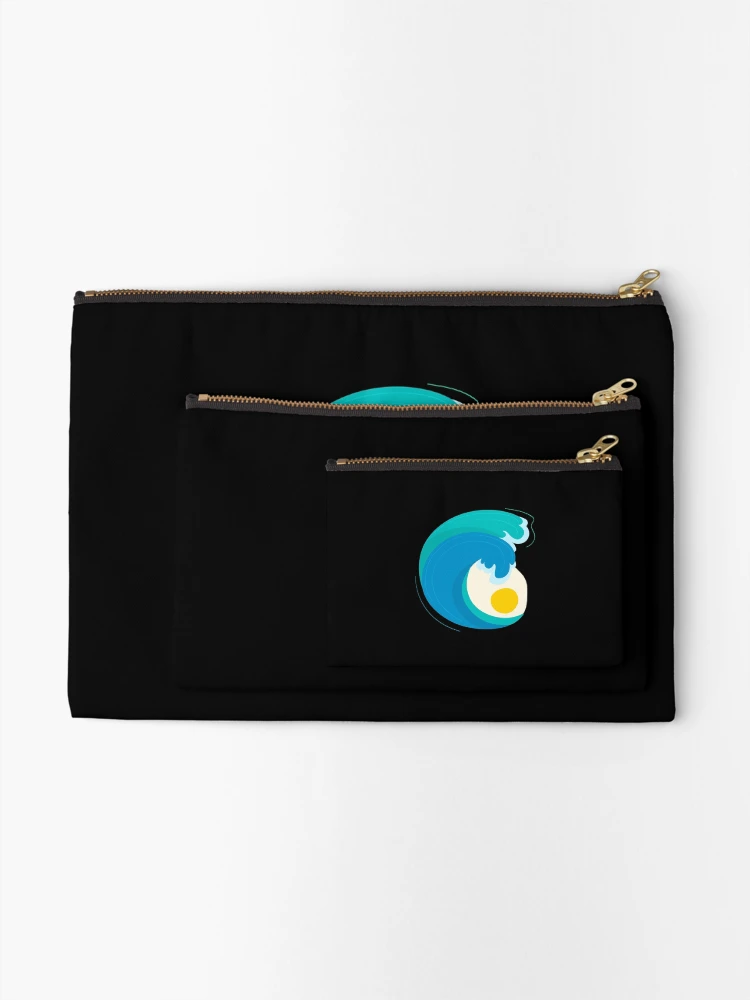 Thumbnail 2 of 4, Zipper Pouch, Wave designed and sold by Superhero Gear.
