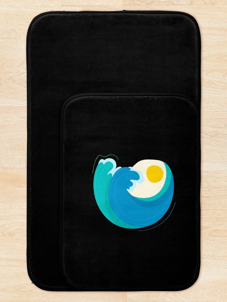 Thumbnail 5 of 6, Bath Mat, Wave designed and sold by Superhero Gear.