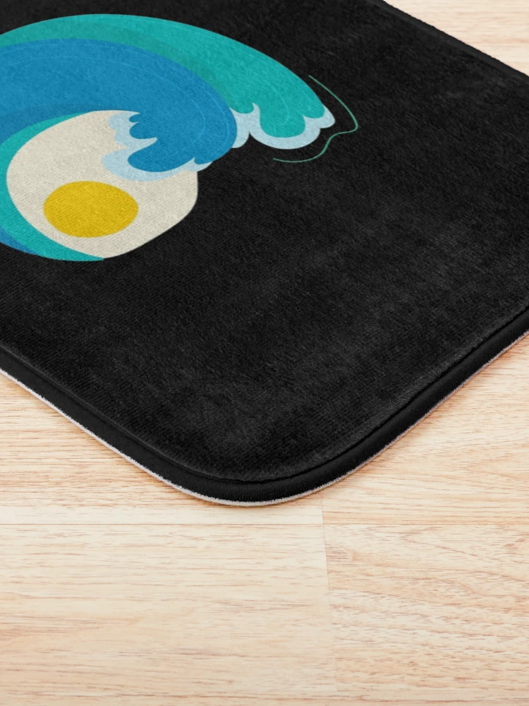 Thumbnail 3 of 6, Bath Mat, Wave designed and sold by Superhero Gear.
