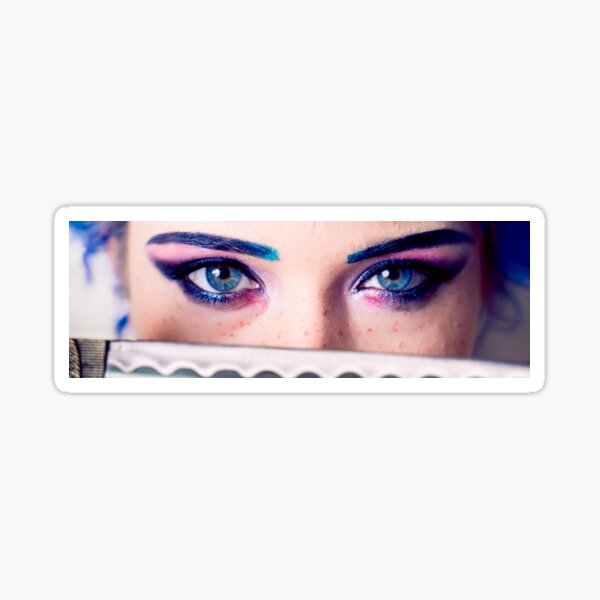 Eyes of the warrior Sticker