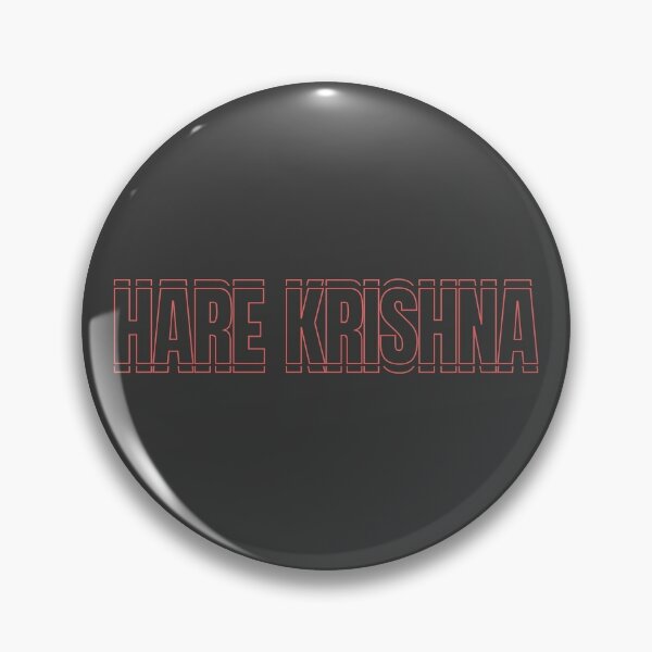Hare Krishna Mantra Pin for Sale by VoxSoc