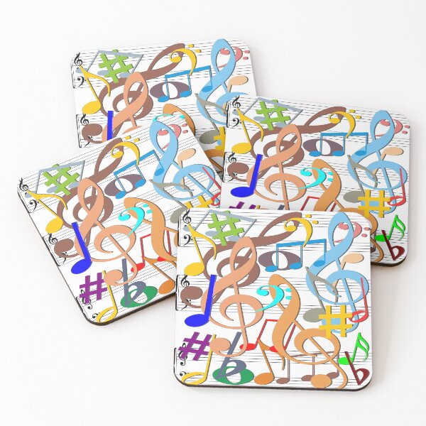 Item preview, A medley of musical symbols for Music Lovers designed and sold by Kenninja.