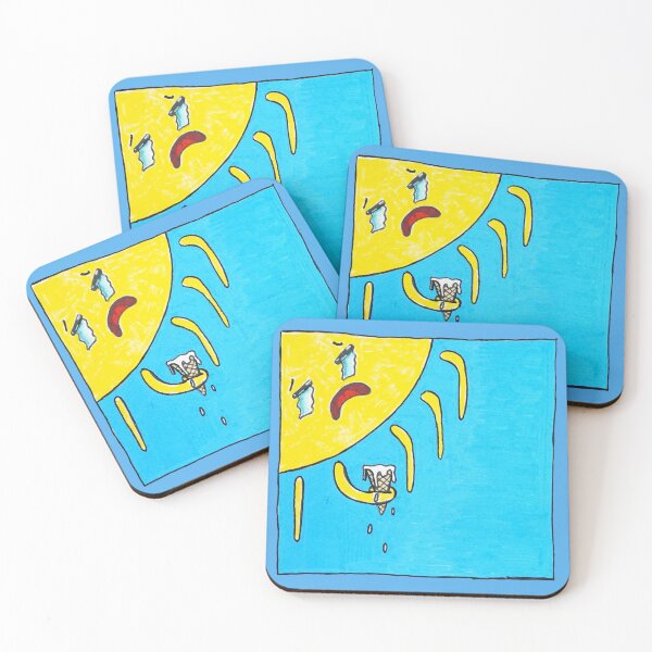 Item preview, The corner sun is sad because its ice has melted designed and sold by Sanguinik.