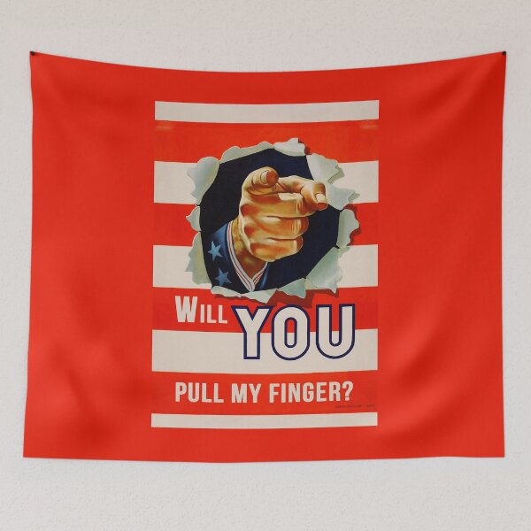 Item preview, Will You Pull My Finger? designed and sold by vintage-covers.