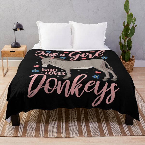 Item preview, Just a Girl Who Loves Donkeys - Funny Donkey Lover Gift designed and sold by begin-again.