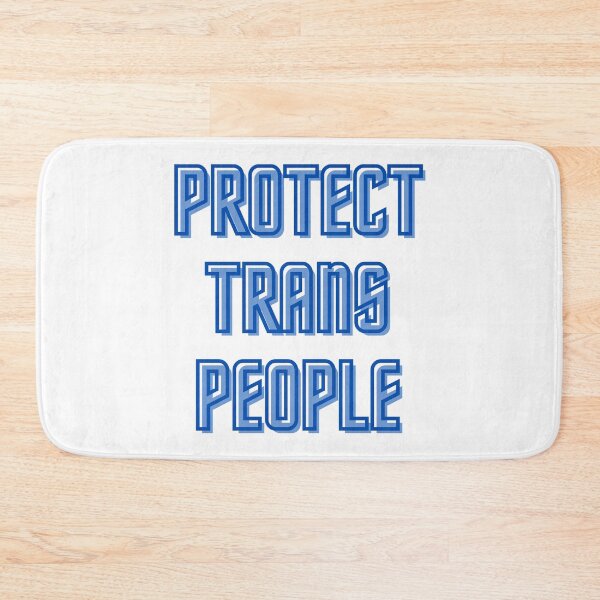 Item preview, Protect Trans People Blue designed and sold by CJ Vanderbeek.