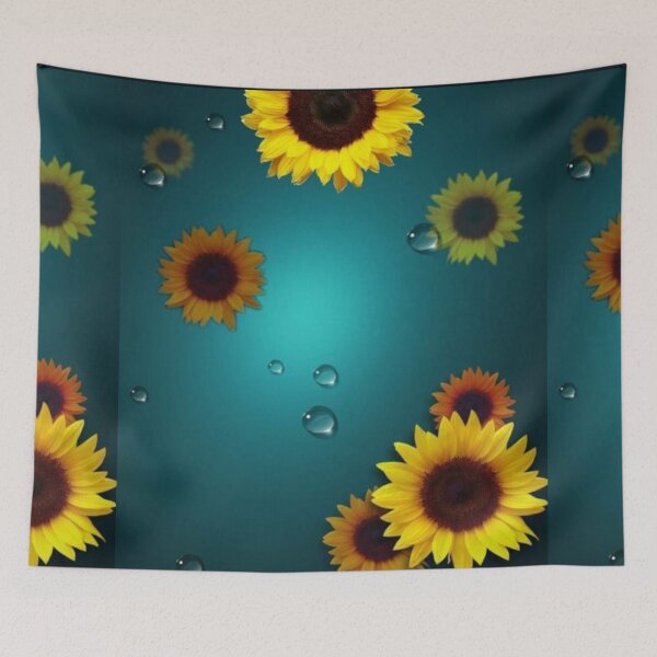 Item preview, Floating Sunflowers and bubbles designed and sold by Samantha Haack.