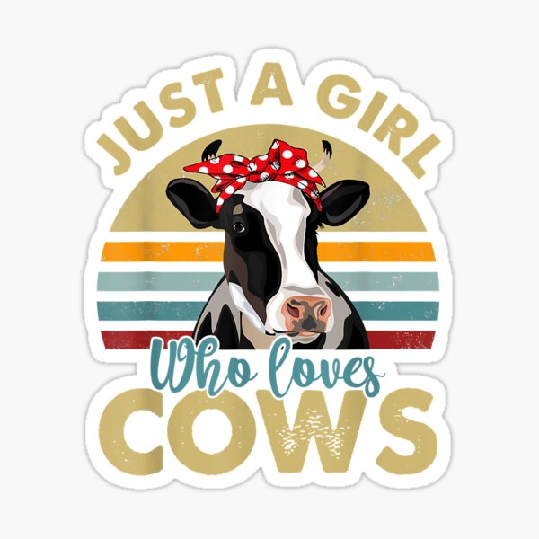 Vista previa del artículo con la obra «Solo una chica que ama las vacas - Granja de granjeros de vacas», diseñado y vendido por begin-again.