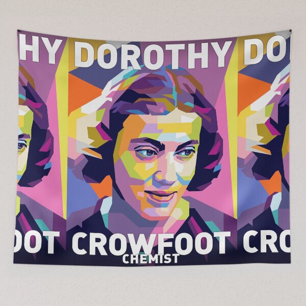 Item preview, Dorothy Crowfoot Hodgkin designed and sold by Shecience.