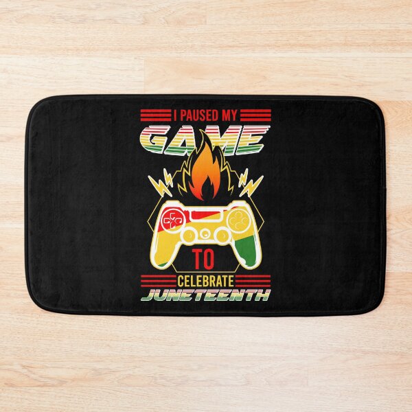 Item preview, I Paused My Game To Celebrate Juneteenth Black Gamer designed and sold by wackodesign.