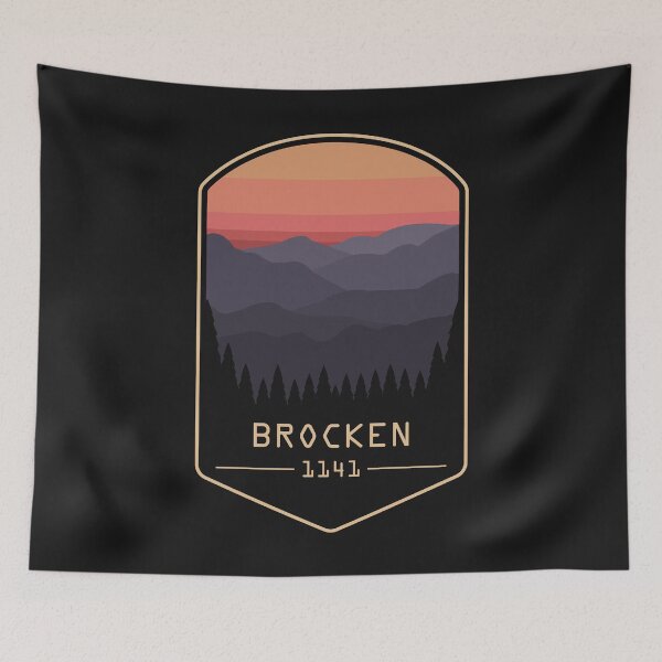 Item preview, Brocken im Harz Berg Wandern Camping Niedersachsen Sachsen-Anhalt Wanderer Camper designed and sold by TheAplus.