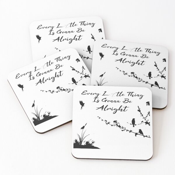 Item preview,  Every Little Thing Is Gonna Be Alright / Three Birds Singing, 3 LITTLE BIRDS, Quotes Saying  designed and sold by Yassineenns.