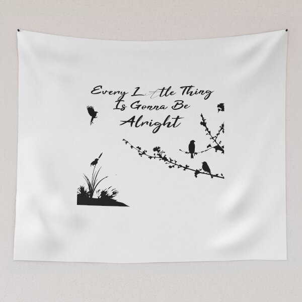 Item preview,  Every Little Thing Is Gonna Be Alright / Three Birds Singing, 3 LITTLE BIRDS, Quotes Saying  designed and sold by Yassineenns.