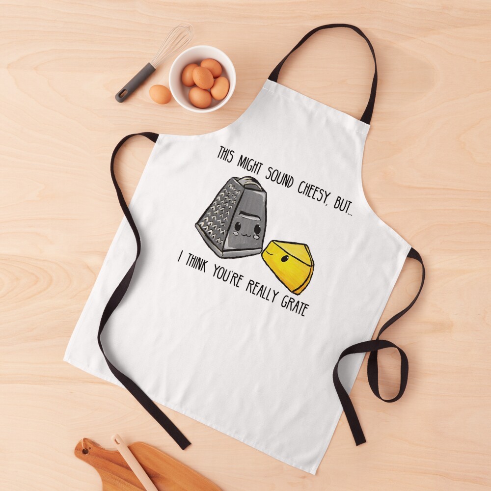 This might sound cheesy - Food Pun Apron