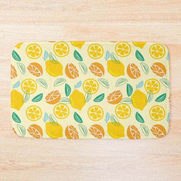 Item preview, Adorable Yellow Orange Lemon Fruit Pattern designed and sold by ozunu.
