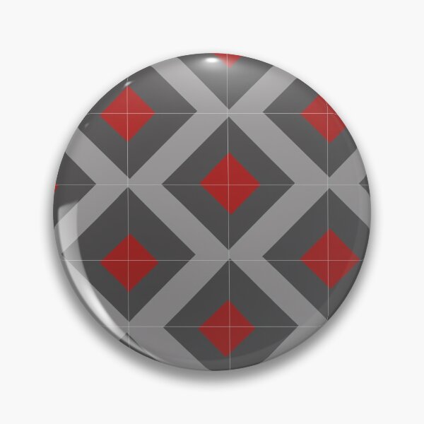 Item preview, Grey and Red Argyle designed and sold by Liz Redbrake.