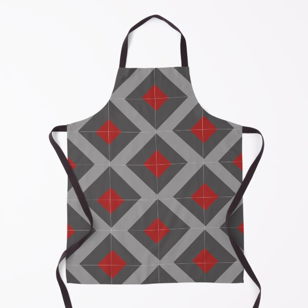 Item preview, Grey and Red Argyle designed and sold by Liz Redbrake.