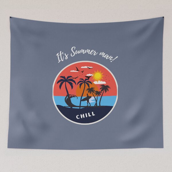 Item preview, Its Summer -  man chill designed and sold by rocklegends99.