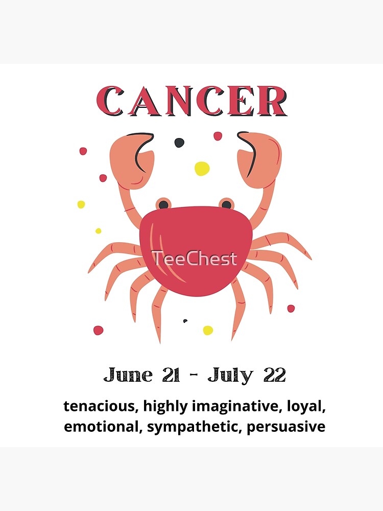 Cancer Star Sign Poster