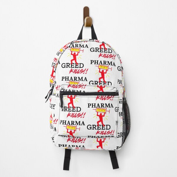 Item preview, Pharma Greed Kills us designed and sold by lovesuperkarma.