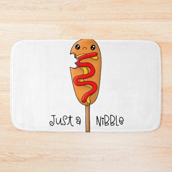 Item preview, Kawaii Nibbled Corndog designed and sold by hk2001.