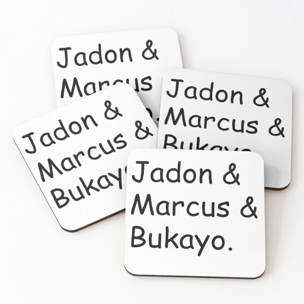 Item preview, jadon y marcus y bukayo mascarillas designed and sold by seriesxanime.