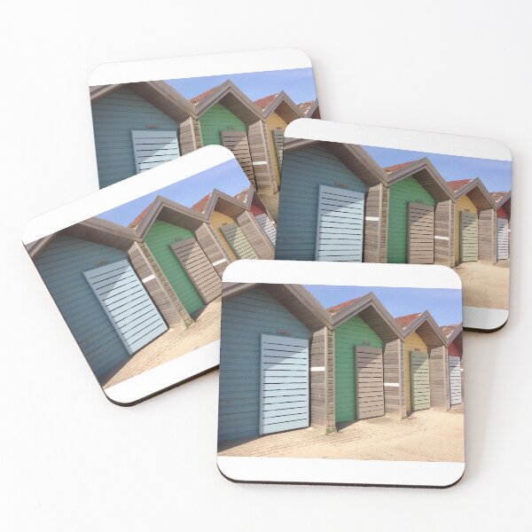 Item preview, Beach huts Blyth  designed and sold by Leatextileart.