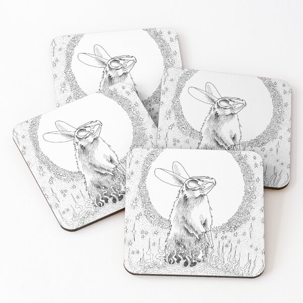 Item preview, Rabbit in the moonlight designed and sold by Katie Beardmore.